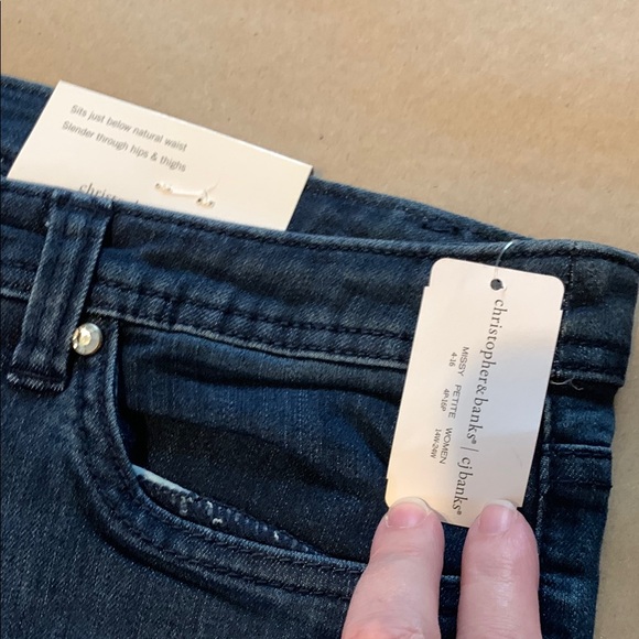 Embellished Blue Denim Capris - Picture 3 of 14